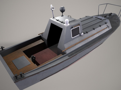 Guard boat 338M 3Dモデル