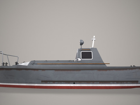 Guard boat 338M 3Dモデル