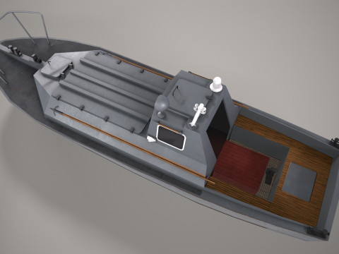 Guard boat 338M 3Dモデル