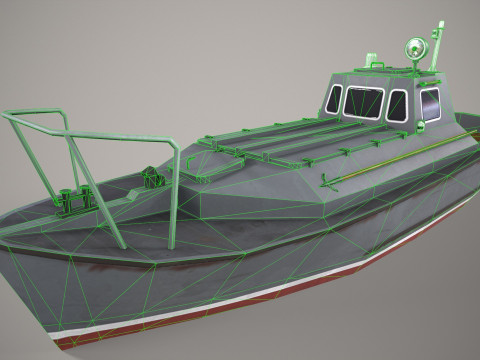 Guard boat 338M 3Dモデル