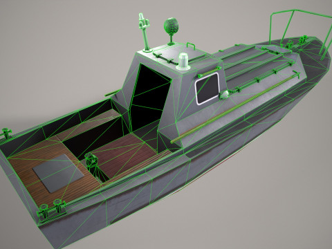 Guard boat 338M 3Dモデル