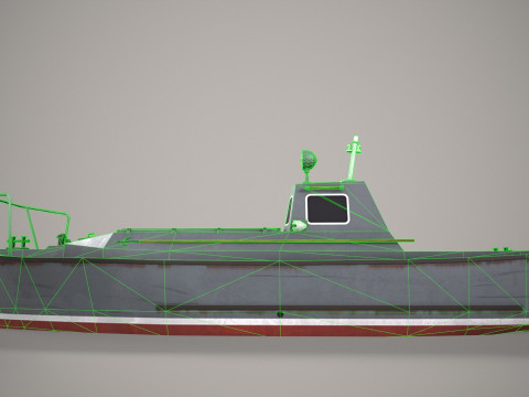 Guard boat 338M 3Dモデル