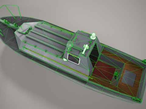 Guard boat 338M 3Dモデル