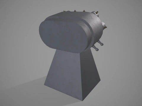 War Ship Countermeasures System KT-216 3D Model