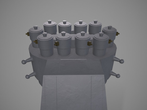 Система протидії військовим кораблям КТ-216 2 3D Модель