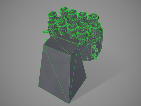 Система протидії військовим кораблям КТ-216 2 3D Модель