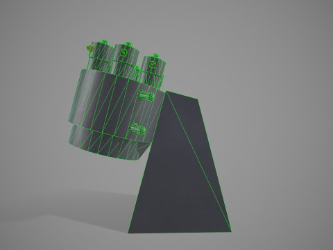 Система протидії військовим кораблям КТ-216 2 3D Модель