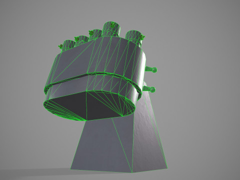 Система протидії військовим кораблям КТ-216 2 3D Модель