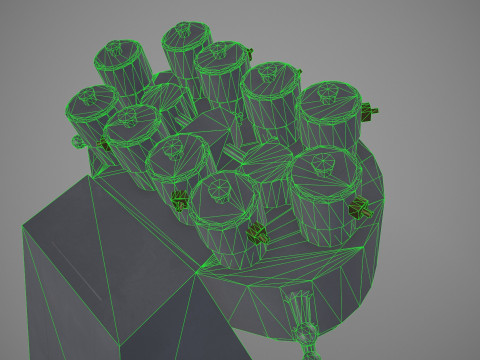 Система протидії військовим кораблям КТ-216 2 3D Модель