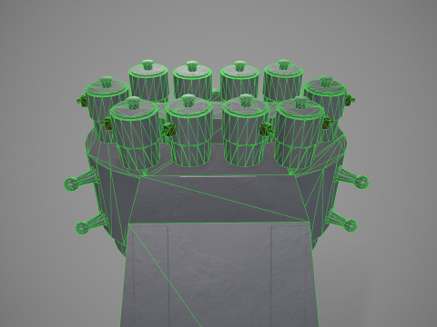 Система протидії військовим кораблям КТ-216 2 3D Модель