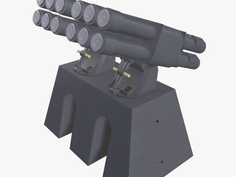 War Ship Countermeasures System KT-308 Modelo 3D