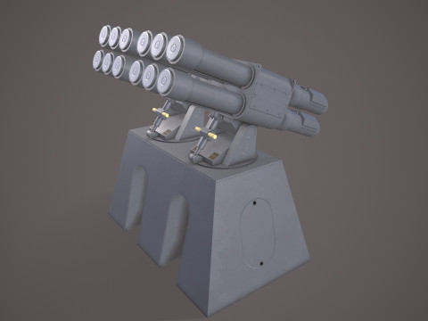 War Ship Countermeasures System KT-308 3D Модель