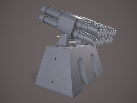 War Ship Countermeasures System KT-308 3D Модель