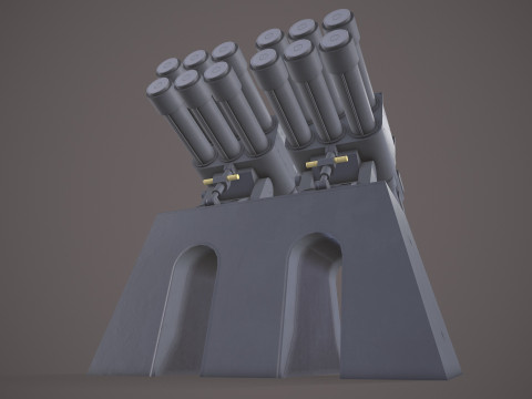 War Ship Countermeasures System KT-308 3D Модель