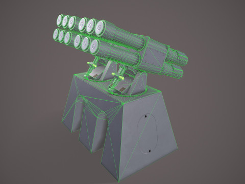 War Ship Countermeasures System KT-308 3D Модель