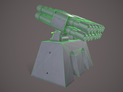 War Ship Countermeasures System KT-308 3D Модель