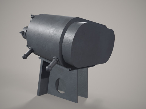 War Ship Countermeasures System PK-10 3D 模型
