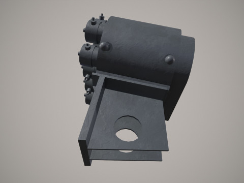 War Ship Countermeasures System PK-10 3D 模型