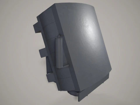 War Ship Radar Station 5P-27 Furke 3D Model