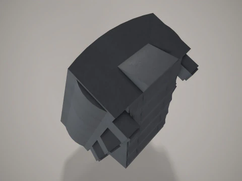 War Ship Radar Station 5P-27 Furke 3D Model