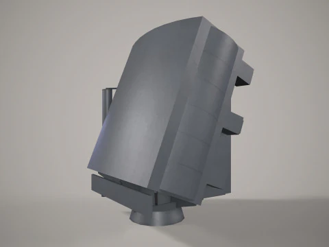 War Ship Radar Station 5P-27 Furke 3D Model