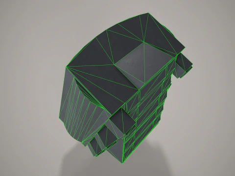 War Ship Radar Station 5P-27 Furke 3D Model