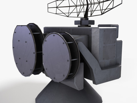 War Ship Radar Station OSA-MA Model 3D