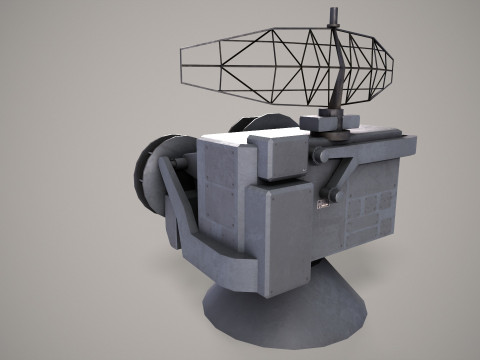 War Ship Radar Station OSA-MA Modello 3D