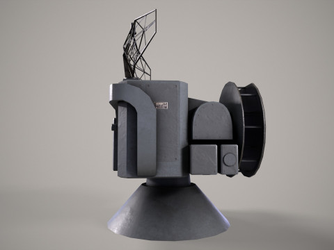 War Ship Radar Station OSA-MA Modello 3D
