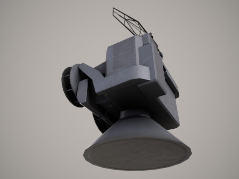 War Ship Radar Station OSA-MA Modello 3D