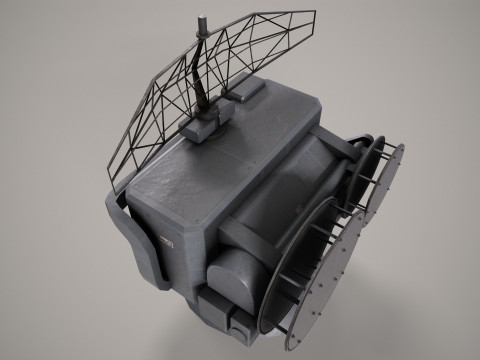 War Ship Radar Station OSA-MA Modello 3D