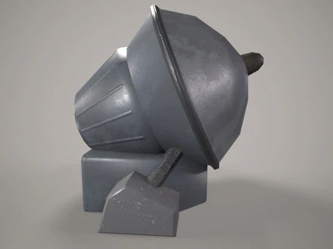 War Ship Rocket System Control S-300F 3D Model