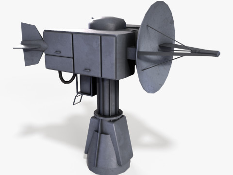 War Ship Radar Station MP-145 3D 模型