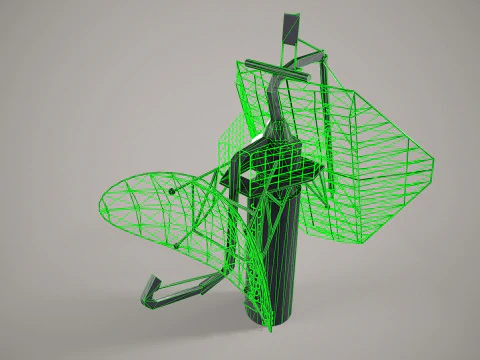 War Ship Radar Station MP-600 Voshod 3D Model