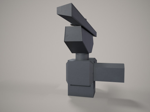 War Ship Radar Station MR-231 3D Model