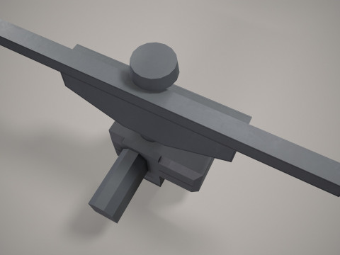 War Ship Radar Station MR-231 3D Model