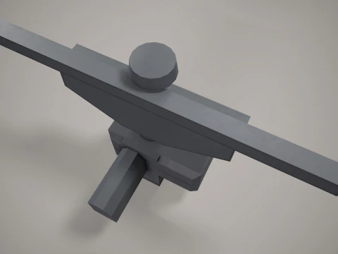 War Ship Radar Station MR-231 3D Model