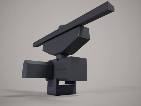War Ship Radar Station MR-231 3D Model