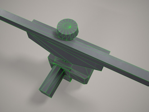 War Ship Radar Station MR-231 3D Model