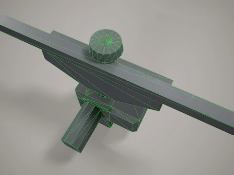 War Ship Radar Station MR-231 3D Model