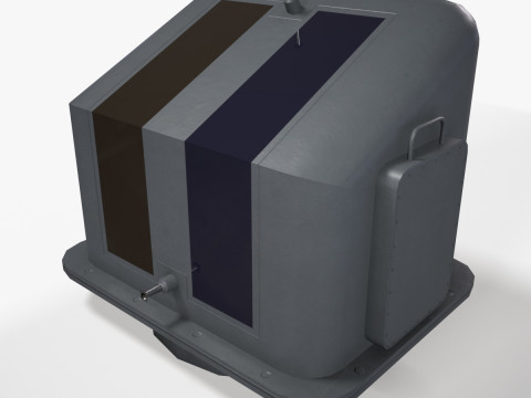War Ship Radar Station SP-520 Modelo 3D