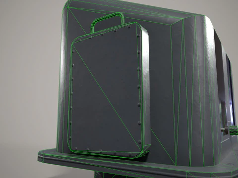 War Ship Radar Station SP-520 3D Model