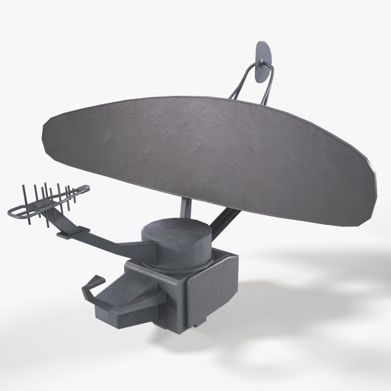 War Ship Radar Station Vaigach Modello 3D .c4d .max .obj .3ds .fbx .stl .blend