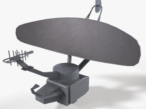 War Ship Radar Station Vaigach Model 3D