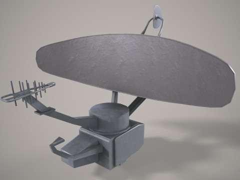 War Ship Radar Station Vaigach Modello 3D