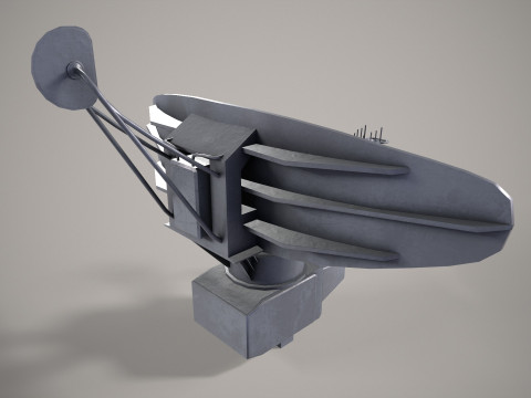 War Ship Radar Station Vaigach Modello 3D