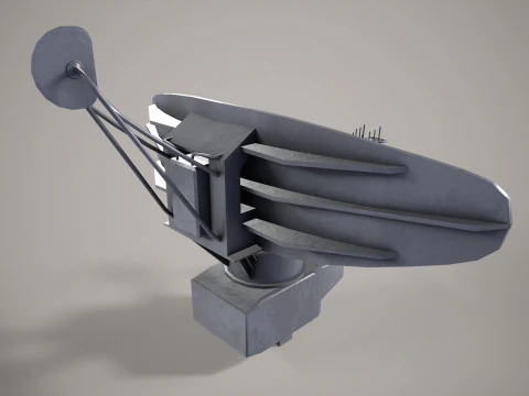 War Ship Radar Station Vaigach 3D Model