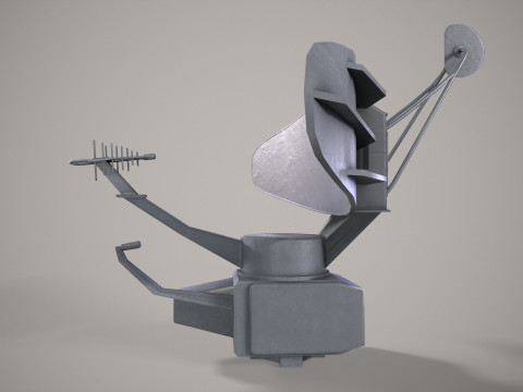 War Ship Radar Station Vaigach Modello 3D