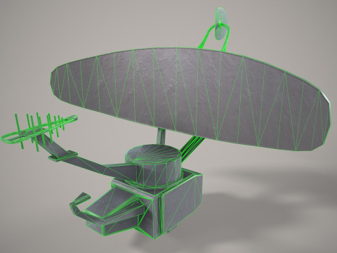 War Ship Radar Station Vaigach Modello 3D