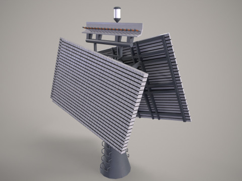War Ship Radar Station Fregat M2M 3Dモデル